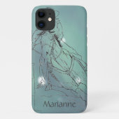 Dromerige Groene Vat Racer II Case-Mate iPhone Case (Achterkant)