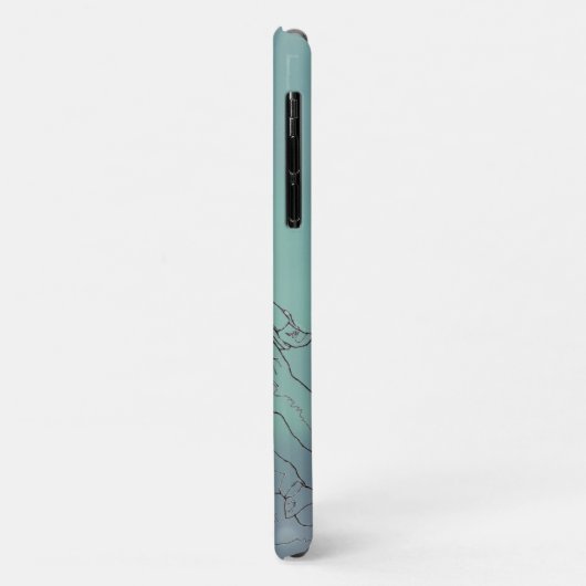 Dromerige Groene Vat Racer II Case-Mate iPhone Case (Achterkant/links)