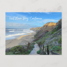 Dromerige Half Moon Bay California Coast Briefkaar