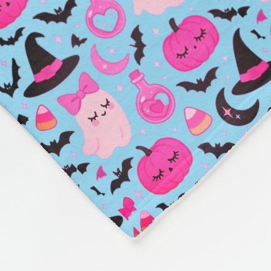Dromerige Halloween fleece deken (Hoek)