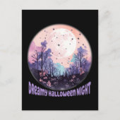Dromerige Halloween nacht Briefkaart (Voorkant)