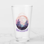 Dromerige Halloween nacht Glas (Achterkant)