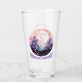 Dromerige Halloween nacht Glas (Voorkant)