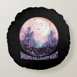 Dromerige Halloween nacht Rond Kussen
