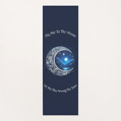 Dromerige halve maan yogamat (Voorkant)