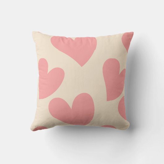 Dromerige Harten Kussen (Achterkant)