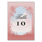 Dromerige hemel, sprookjesachtige bruiloft kaart (Achterkant)