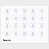 Dromerige Hemelse Vrouwelijkheid Hart Sticker (Vel)