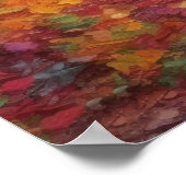 Dromerige Herfst Forest Walk Fine Art Poster (Hoek)