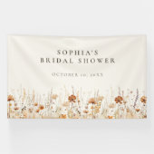 Dromerige herfst Wildflower Spandoek (Horizontaal)