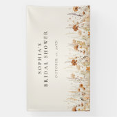 Dromerige herfst Wildflower Spandoek (Verticaal)