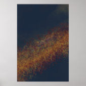 Dromerige Herfstblad Abstract Groot Kunstwerk Aan Poster (Voorkant)