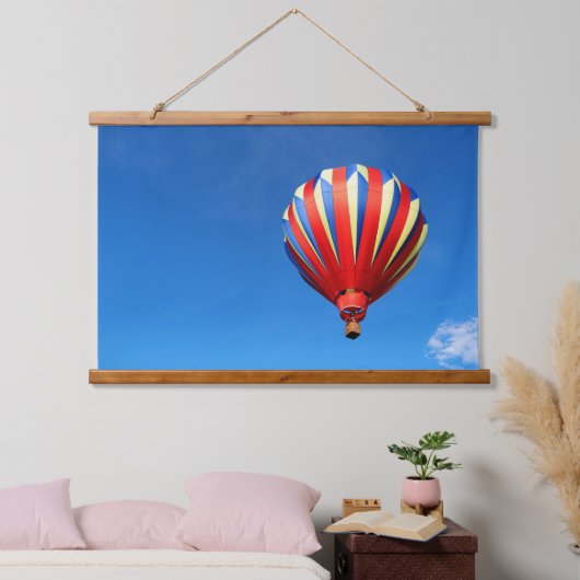 Dromerige heteluchtballon hangend wandkleed (Slaapkamer)