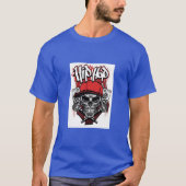 Dromerige Hip-Hop Skull T-Shirt Design - Premium V (Voorkant)