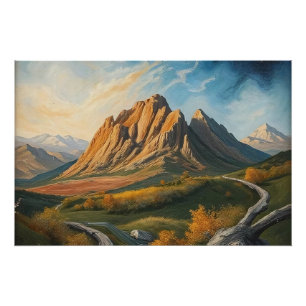 Dromerige Horizonten Perfect Poster