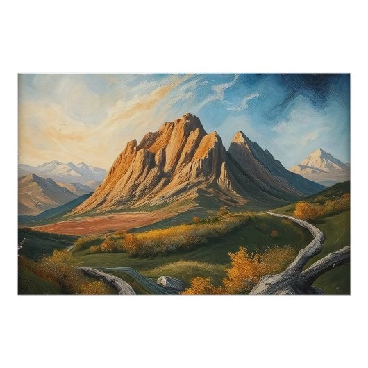 Dromerige Horizonten Perfect Poster (Voorkant)