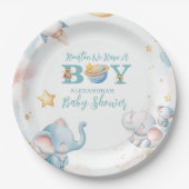 Dromerige Houston, we hebben een jongen in de ruim Papieren Bordje (Voorkant)