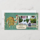 Dromerige kamelen Kerstkaart (Voorkant)