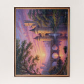 DROMERIGE KASTEEL ILLUSTRATIE LEGPUZZEL (Verticaal)