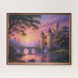 DROMERIGE KASTEEL ILLUSTRATIE LEGPUZZEL