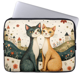 Dromerige Katten Laptop Sleeve