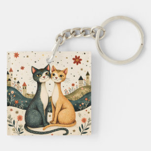 Dromerige Katten Sleutelhanger