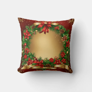Dromerige kerst aquarel Kussens & worpen
