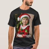 Dromerige kerst aquarel T-shirt ontwerp (Voorkant)