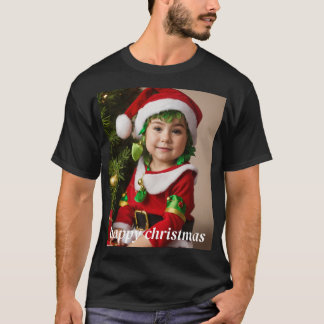Dromerige kerst aquarel T-shirt ontwerp
