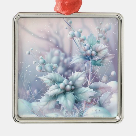 Dromerige kerst Holly Ornament (Voorkant)