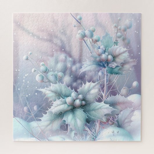 Dromerige kerst Holly Puzzel Legpuzzel (Verticaal)