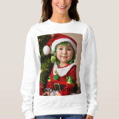 Dromerige kerst sweatshirt – grillig (Voorkant)