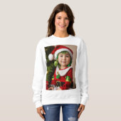 Dromerige kerst sweatshirt – grillig (Voorkant volledig)