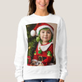 Dromerige kerst sweatshirt – Whimsical Watercloou (Voorkant)