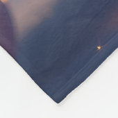 Dromerige kerstbel fleece deken (Hoek)