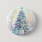 Dromerige kerstboom Button (Voorkant)