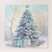 Dromerige kerstboompuzzel legpuzzel (Verticaal)