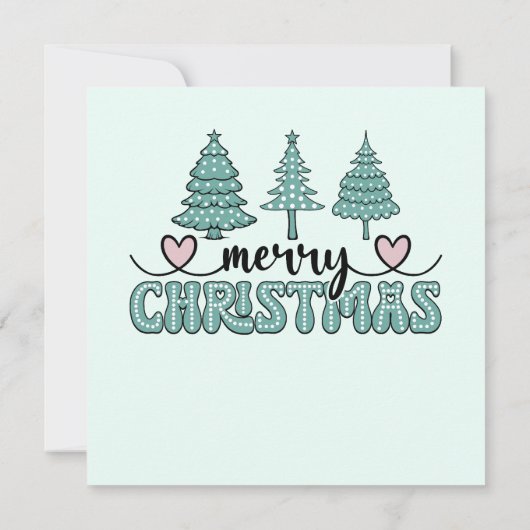 Dromerige kerstkamer Wenskaart (Achterkant)