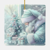 Dromerige Kerstman Ornament (Achterkant)