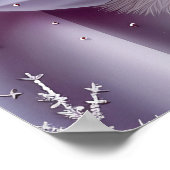 Dromerige Kerstman Poster (Hoek)