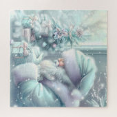 Dromerige Kerstman Puzzel (Horizontaal)