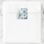 Dromerige Kerstman Sticker (Tas)
