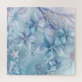 Dromerige Kerstmis Bloemen Puzzel (Horizontaal)