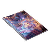 Dromerige Kitten Kawaii Spiraal Notebook Notitieboek (Rechterzijde)