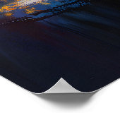 Dromerige Kitten, Zwarte Kat Schilderij Poster (Hoek)