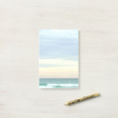 Dromerige kleuren van Destin op een bureau Post-it® Notes (Op bureau)