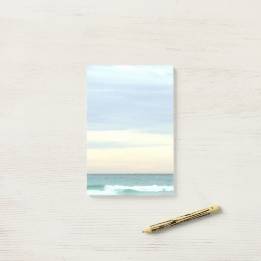 Dromerige kleuren van Destin op een bureau Post-it® Notes (Op bureau)