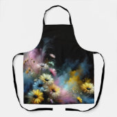 Dromerige kleurrijke madeliefjes schort (Voorkant)