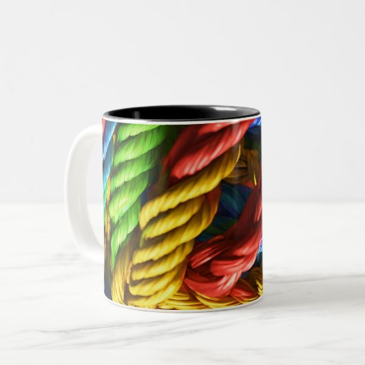 Dromerige kleurrijke Mok (Voorkant links)