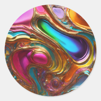 Dromerige kleurrijke Stickers Collectie